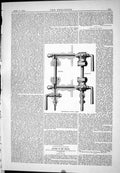 Old Summerson Water Gauge Elevation Section Engineering 1885 Apparatu Victorian