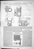 Old 1885 Fletcher Man Patent Valve Gear Morris Coupling India Railway Victorian