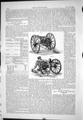 Original Old Antique Print Engineering 1885 Inventions Exhibition War Material