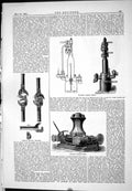 Antique Print 1885 Mayhews Boiler Feeder Janey Appleby Winch Dowson Groynes