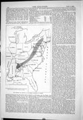Antique Old Print 1885 Map Mineral Districts Alabama Florida Georgia Kentucky