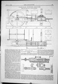 Old 1885 Compound Window Engines Dick Kerr Barrow Machine Rock Drill Victorian