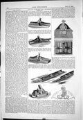 Old Print 1885 Metallic Permanent Way Inventions Exhibition Railway Iron 19th