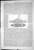 Old Print Engineering 1885 Launch Benbow Ship Diagrams Twin-Screw Armour- 19th