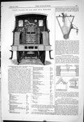 Antique Print 1885 Passenger Engine Foot Plate Ireland Walsh Botting Plugs 19th