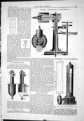 Old Print Hett Turbine Governor Separator Steam Boilers 1885 Hedge Gauge 19th