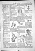 Old 1885 American Patents Injector Mack Machine Flanging Moore Hawort Victorian
