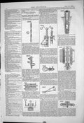 Old Print 1885 American Patents Drill Pendleton Inspirator Hogue Governor 19th