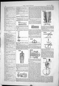 Old 1885 American Patents Friction Drill Brace Solomon Blast Furnace Victorian