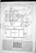 Old Print 1885 Chamber Refrigerating Machine Engineering Air Cooler Trunk 19th