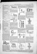Old 1885 American Patents Lathe Thomas Lubricator Barclay Rock Drill Victorian