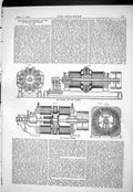 Old Print 1885 Electrical Inventions Exhibition Arc Light Dynamo Victoria 19th
