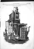 Old 1885 Compound Engines Antwerp Exhibition Cockerill Seraing Swain Victorian