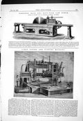 Old 1885 Combined Saw Bench Boring Turning Machine Indian Railway Sou Victorian