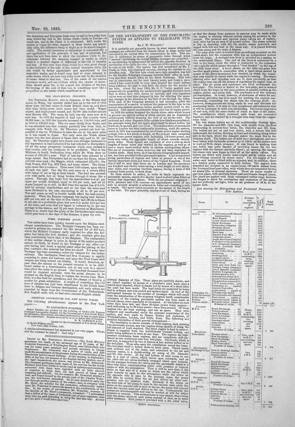 Old 1885 Pneumatic System Willmot Blythswood Milling Machine Cuthbert Victorian
