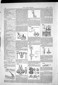 Old Print 1885 American Patents Shaft Hanger Chivill Rod Cutter Stackpole 19th