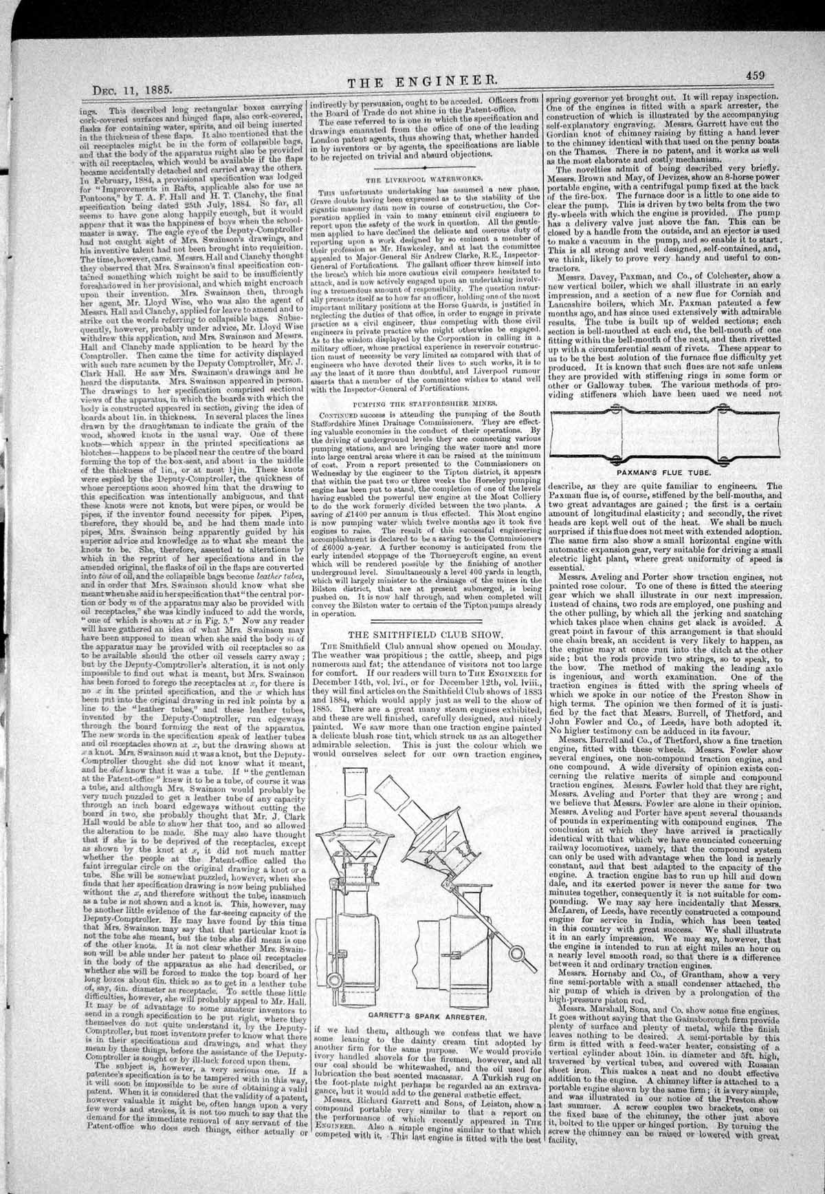 Old 1885 Smithfield Club Show Garrett Paxman Marshall Howard Poel Eng Victorian