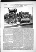 Old Print 1885 Twin Screw Engines Scout H.M.S. Thomson Clydebank Torpedo 19th