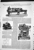 Old 1885 Machines Grooving Polishing Chilled Rollers Oerlikon Tatham Victorian