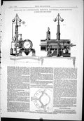 Antique Print 1886 Details Condensing Engine Antwerp Exhibition Nolet Ghent