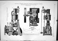 Antique Print 1886 Vertical Tandem Compound Surface Condensing Engine Worth