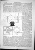 Old Print Engineering 1886 Parallel Shaft Rotary Engines Parson Diagrams 19th