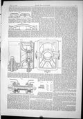 Old Print 1886 Machinery Diagrams Luke Patent Collar Royal Courts Justice 19th
