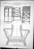 Old Engineering 1886 Plan Royal Albert Docks Extension Works Robert C Victorian