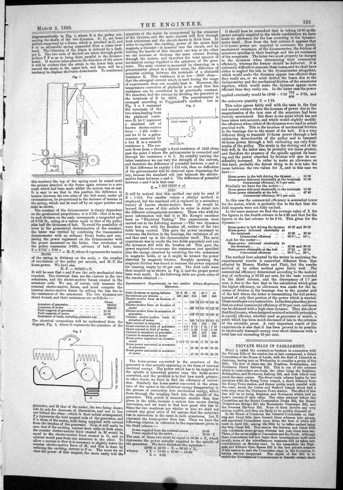 Antique Print 1886 Pulley Dynamos Electrical Connections Armature Generator