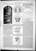 Antique Old Print 1886 Curtin Flue Furnace Tubes Hall Gradual Reduction Rolls