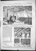 Old Engineering 1886 Mather-Thompson Bleaching Process Steamer Kier C Victorian