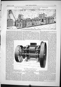 Old Print 1886 Mather-Thompson Bleaching Process Mather Hall Cement Mill 19th