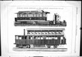 Antique Old Print 1886 Rowan Steam Carriage Antwerp Exhibition Train Railways