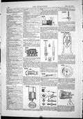 Antique Old Print 1886 American Patents Barden Mattes Shedlock Winter Goddard