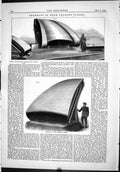Antique Old Print Engineering 1886 Segments Herr Gruson Turret Armour Spezia
