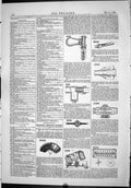 Antique Old Print 1886 American Patents Bain Robb Thomas Heath Schutte Wonser