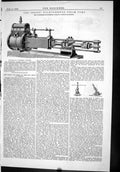 Antique Print 1886 Deane High-Pressure Steam Pump Pulsometer Rotating Wheel