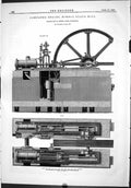 Old Compound Engine Bombay Flour Mill Yates Blackburn Engineering 188 Victorian