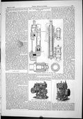Antique Old Print 1886 Edinburgh Exhibition Hawthorn Paul Yacht Engine Leith