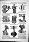 Old Print 1886 Sterne Twist Drill Grinding Attachment Tool Buffer Springs 19th