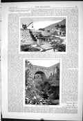 Old 1887 Vyrnwy Dam Outlet Tunnel Bridge River Eunant Rock Ridge Dam Victorian