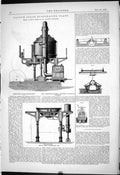 Old 1887 Vacuum Sugar Evaporating Plant Smith Machinery Electric Rail Victorian