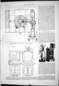 Old 1887 Vacuum Sugar Evaporating Apparatus Thwaites Gas Producer Dyn Victorian