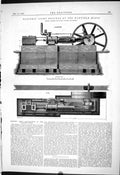 Old 1887 Electric Light Engines Hadfield Mills Mather Platt Machinery Victorian