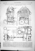 Old 1887 Compound Locomotive Train Railway Details Worsdell Diagrams Victorian