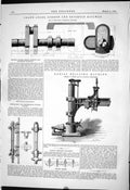 Old 1887 Crank Axles London Railway Stroudley Booth Drilling Eddingto Victorian
