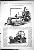 Old Williams Steam Stamp Ore Crusher Amalgamator New Beam Machine 188 Victorian