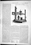 Old Print 1887 Heavy Radial Drill Machinery Universal Company Cincinnati 19th