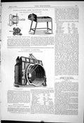 Old 1887 Exhausting Blowing Fans Hodge Large Casting Hyde Park Machin Victorian