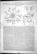Old 1887 Feathering Wheels Ship Normandy Brittany Stroudley Thurston Victorian